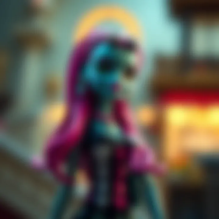 A vibrant illustration depicting the cultural impact of Monster High on youth.