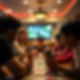 Gathering of friends enjoying a thrilling game of Online Uno