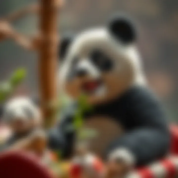 Marketing strategies employed by Panda brand to engage families.