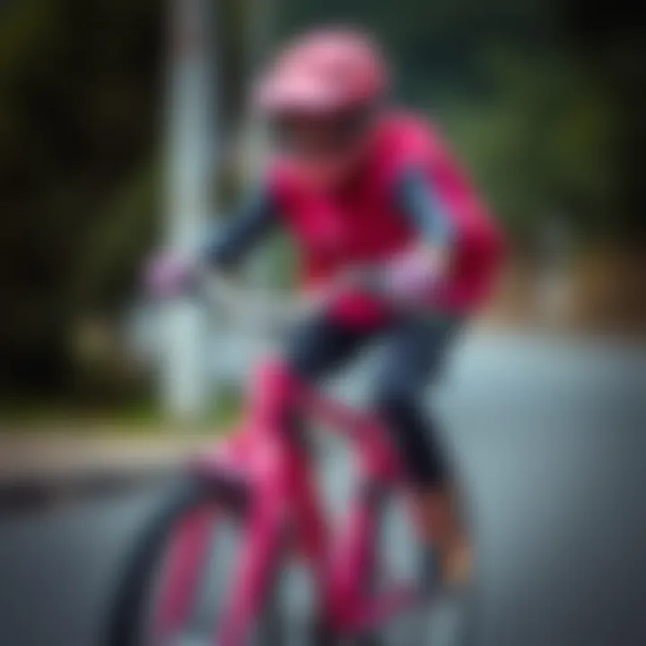 Safety Gear for Riding Pink Bicycles Safety gear for riding a pink bicycle