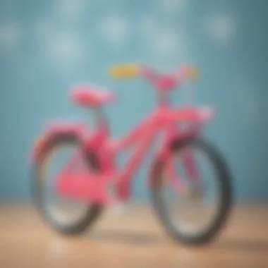 Stylish Pink Bicycle for Girls A stylish pink bicycle designed for girls