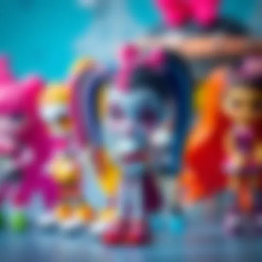 Diverse Styles of Rainbow High Characters Vibrant characters showcasing their unique styles
