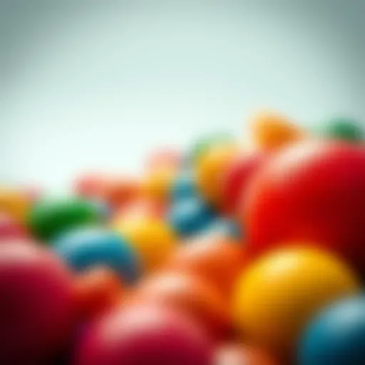 Brightly colored round toys that stimulate children's creativity