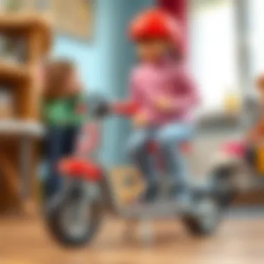 Parents discussing scooter safety