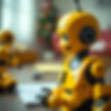 Educational benefits of the yellow robot for cognitive development