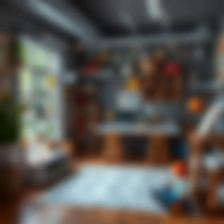 A serene environment for drawing, promoting focus and imagination