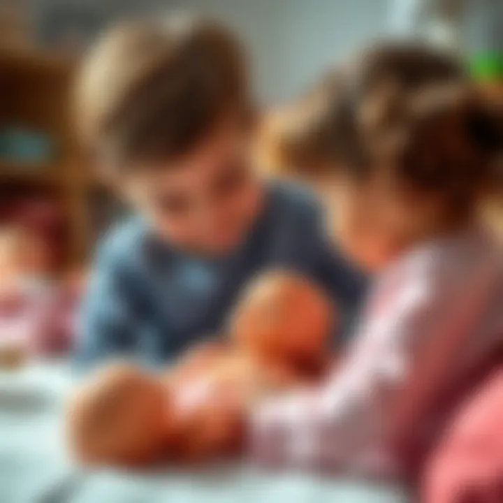 Nurturing Play with Silicone Baby Dolls Child playing with a silicone baby doll in a nurturing environment