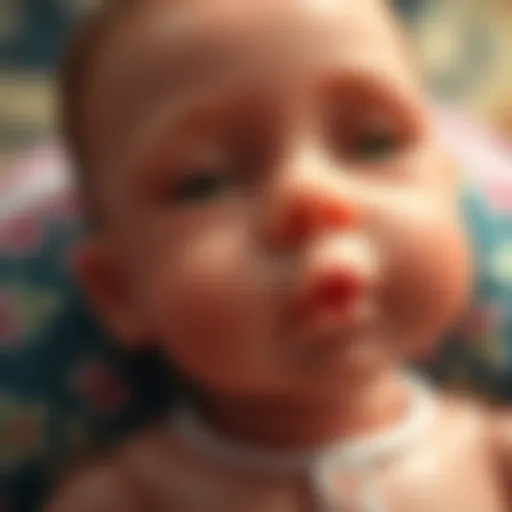 Detailed view of a silicone baby doll showcasing its lifelike features