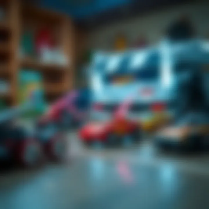 Playtime with Star Wars Hot Wheels Kids enjoying playtime with Star Wars Hot Wheels cars