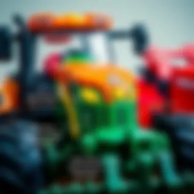 Safety Features of Toy Tractors Safety features highlighted on a toy tractor for kids