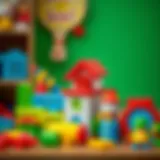 Colorful educational toys for five-year-old boys