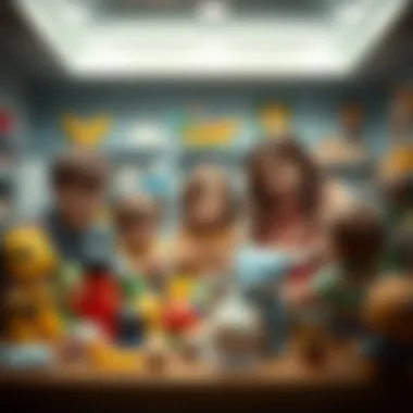 Choosing the Right Toys as a Family Family selecting toys together