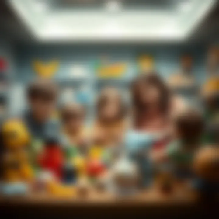 Choosing the Right Toys as a Family Family selecting toys together