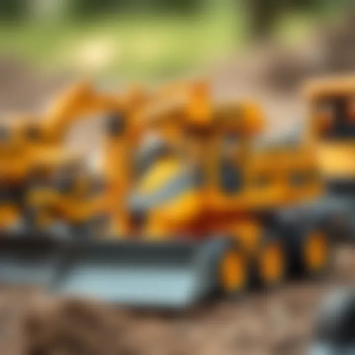 Comparison of various models of remote-controlled construction equipment